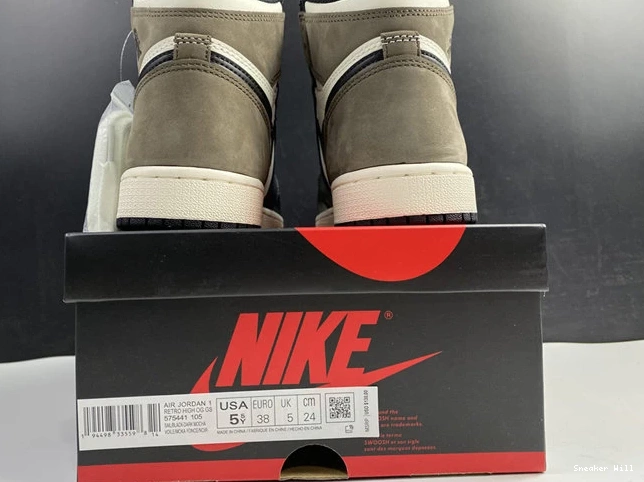 GoAnywhere 3450 Mocha Jordan1 555088- Retro 493 Dark 0608